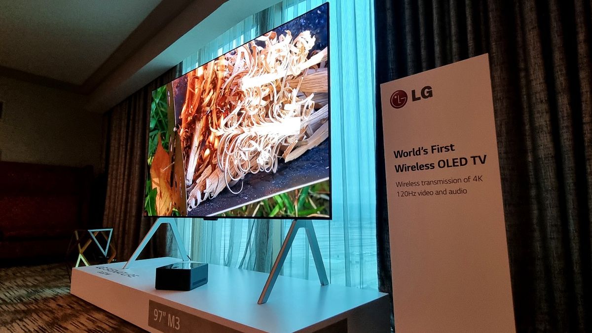 LG's new M-series OLED TV is almost completely wireless