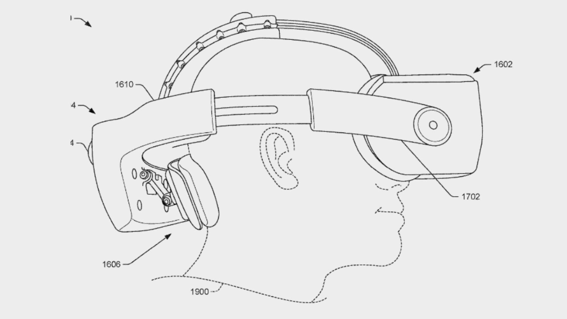 The Valve Index wireless patent with headrest