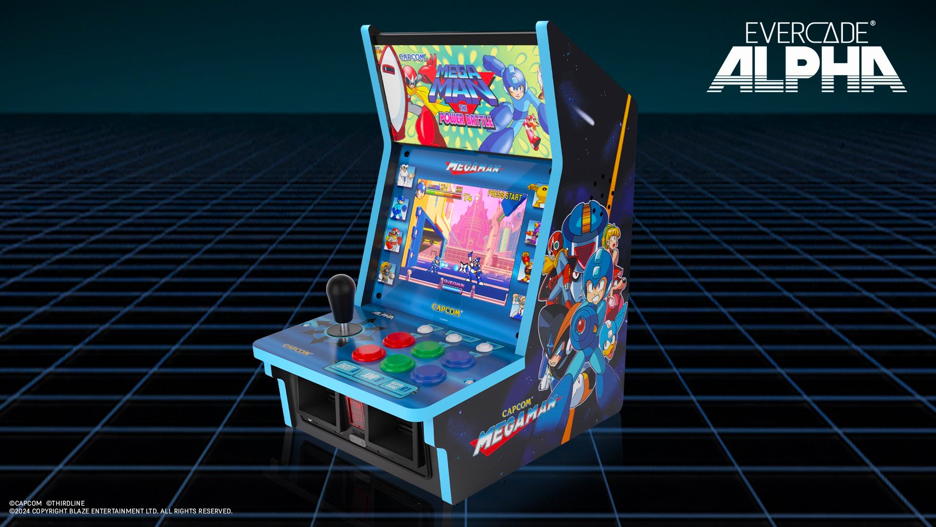 Evercade bartop arcade machine is inbound, comes in Mega Man and Street Fighter flavors