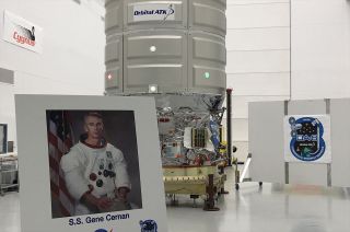 Orbital ATK has named its next space station-bound Cygnus cargo ship the S.S. Gene Cernan after the late moonwalker. 