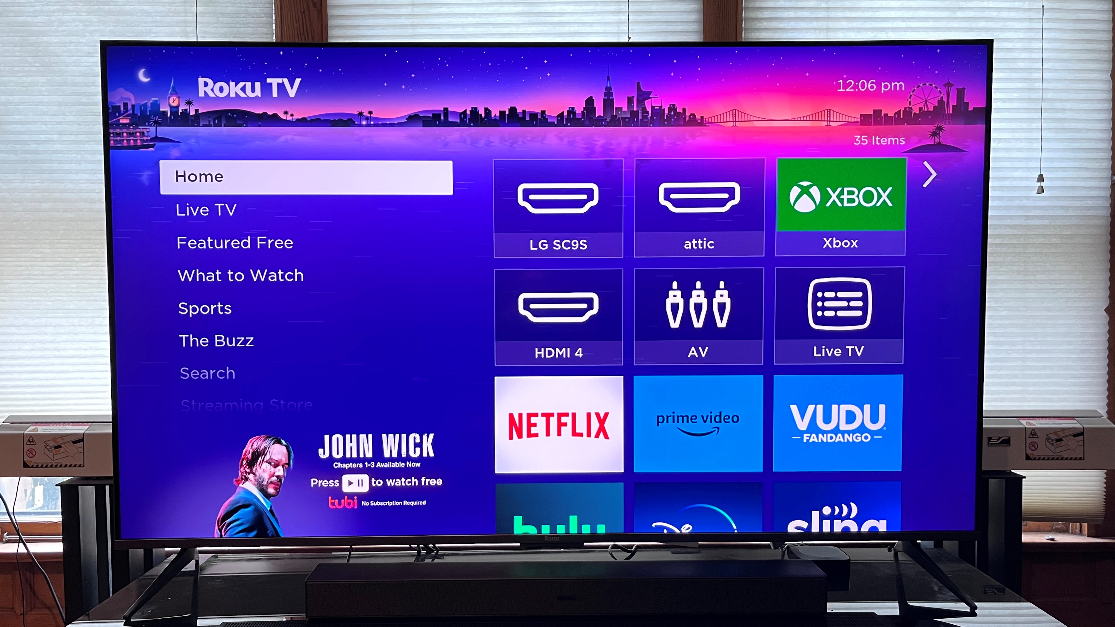 Roku Plus Series TV main smart interface