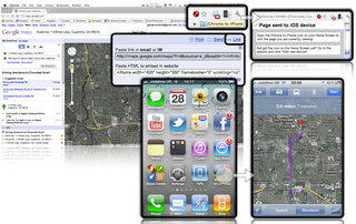 Maps Chrome iPhone