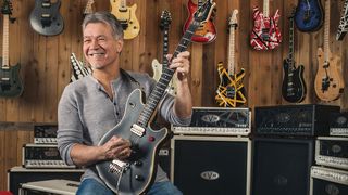 Eddie Van Halen at EVH Gear HQ