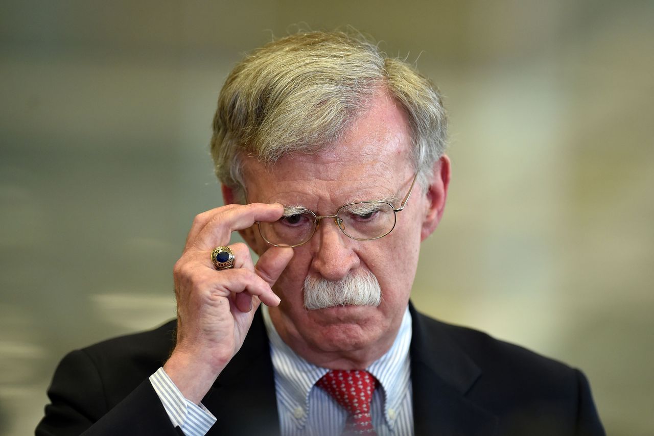 John Bolton in Minsk