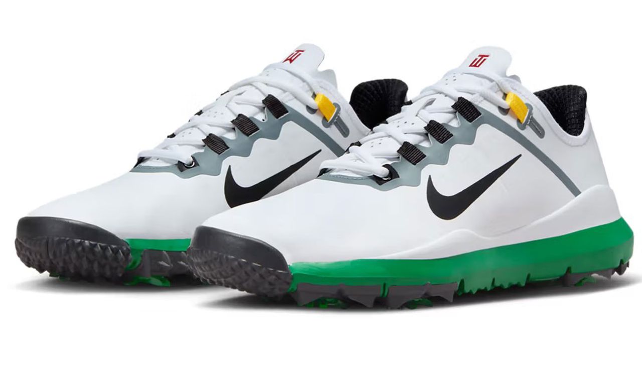 The Tiger Woods &#039;13 Golf Shoes on a white background