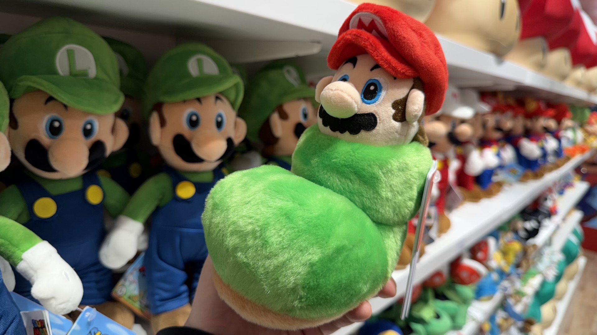 Inside the Nintendo Store pop up in Westfield shopping centre, London, UK.