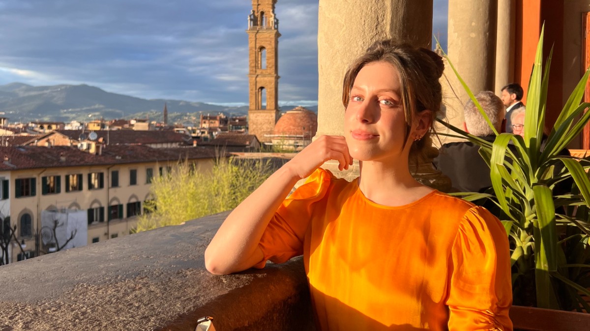 Photo of Jamie Schneider with glowing skin