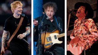 Ed Sheeran, Bob Dylan and Jimi Hendrix