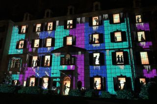 PaintScaping-designed projection mapping show at the Winterthur Museum, Garden and Library