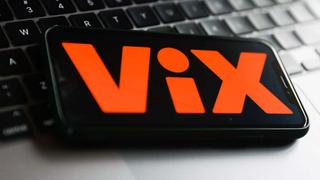 ViX logo displayed on a phone screen and a laptop keyboard are seen in this illustration photo taken in Poland on November 30, 2022. (Photo by Jakub Porzycki/NurPhoto via Getty Images)