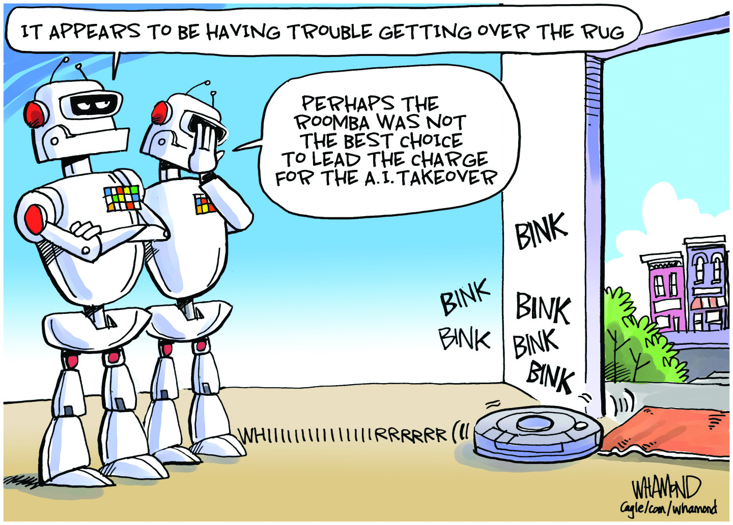 Political cartoon