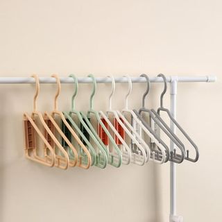 Foldable Coat Hangers, Portable Folding Clothes Hanger for Travel, Folding Hangers Space Saving