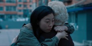 Shuzhen Zhao and Awkwafina in The Farewell