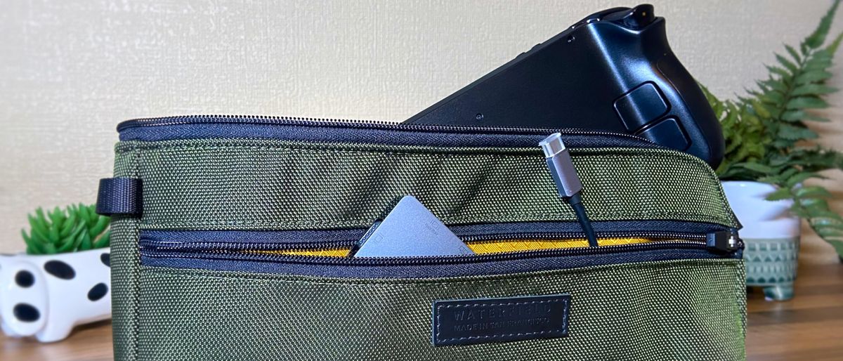 WaterField Designs pouch for Steam Deck