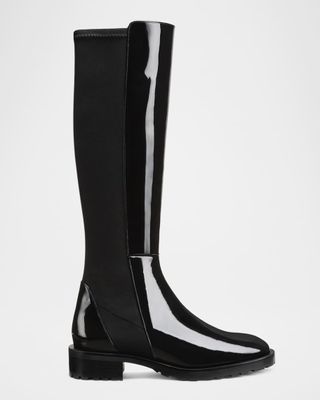 5050 Patent Stretch Knee Boots