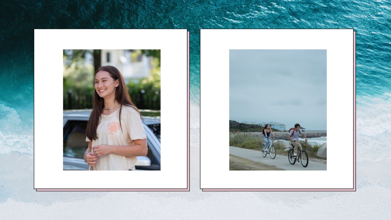 the summer i turned pretty episodic shots on beach background