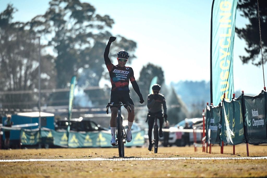 Brendan 'Trekky' Johnston (Giant) wins the Devils Cardigan 2024 and the AusCycling Gravel Championships