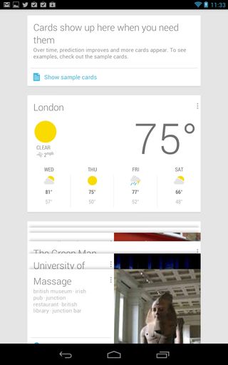 Android Jelly Bean 4.1 - Google Now
