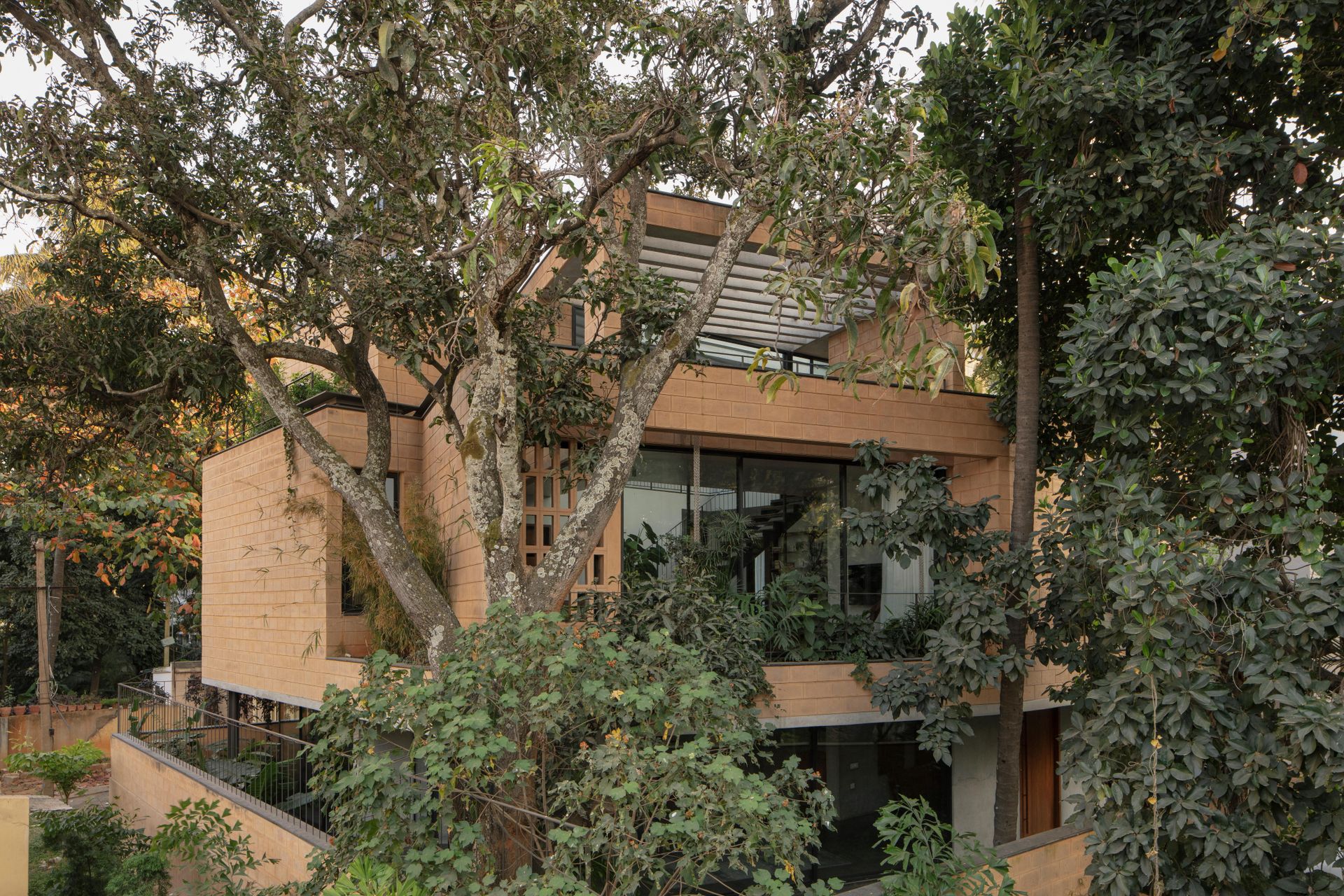 Exterior of the Debris Block House