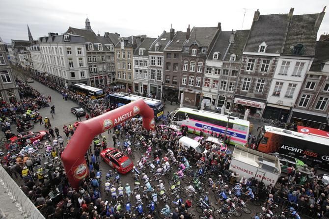 The start of the Amstel Gold Race