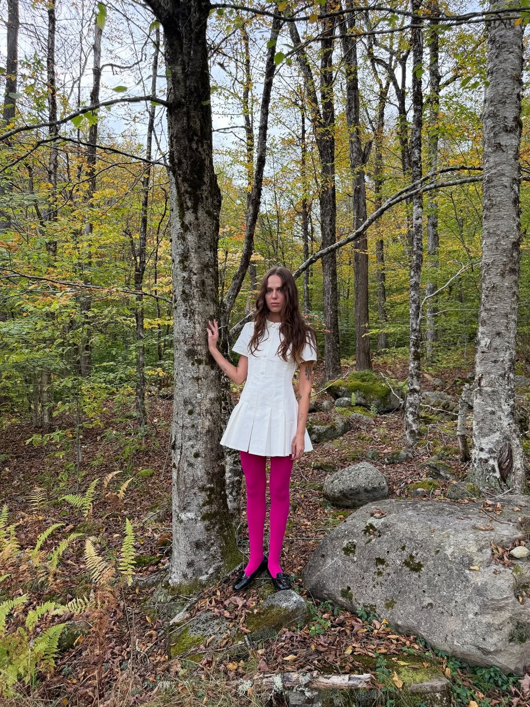 women wearing tights