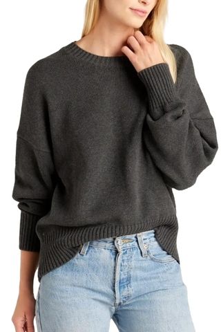 100% Organic Cotton Boyfriend Crew Sweater