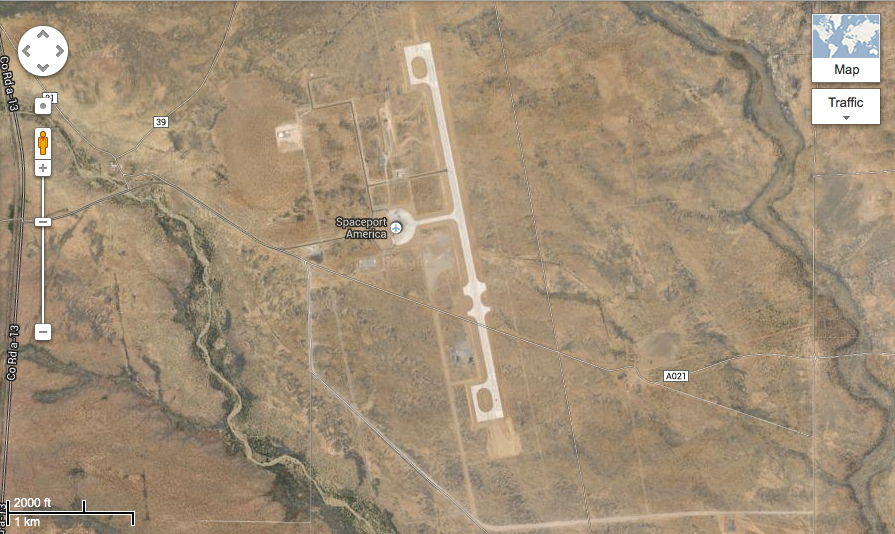 Spaceport America Satellite View