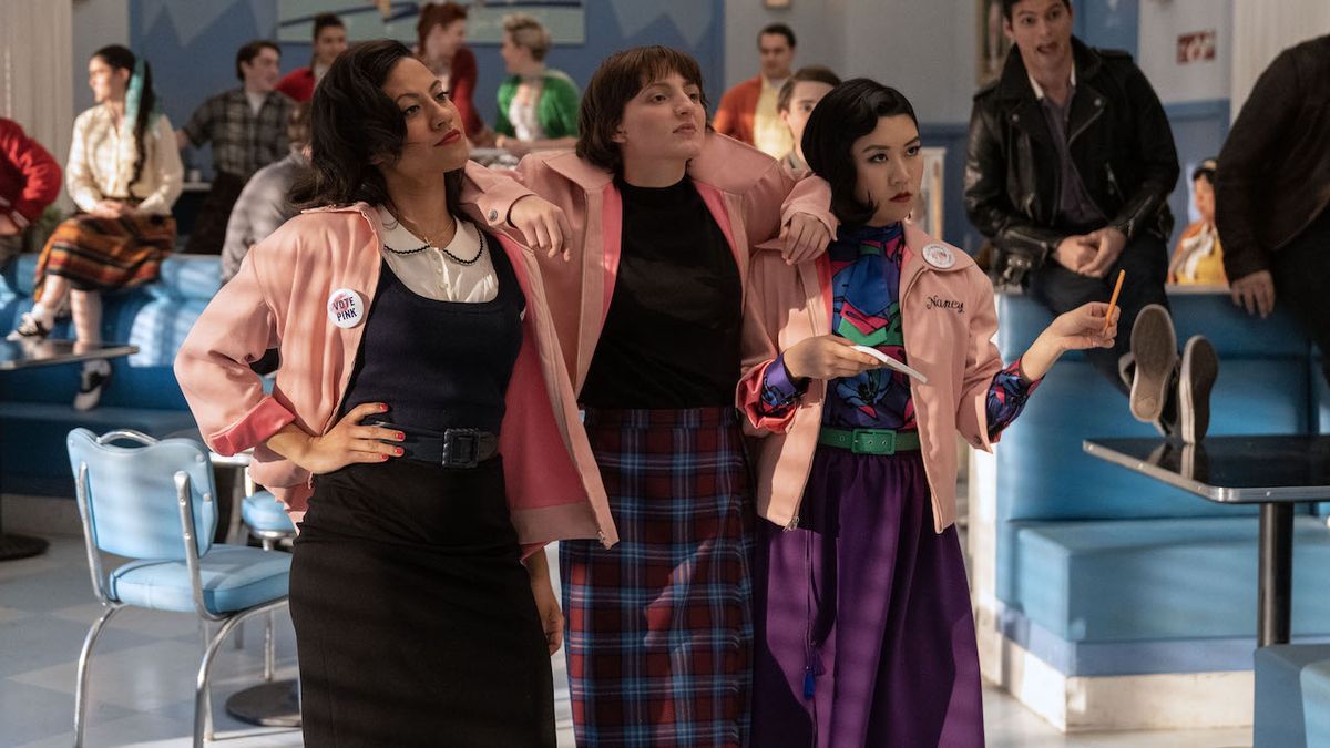 Grease: Rise of the Pink Ladies Cast on Which Legacy Characters Should Join the Show for Season 2 Grease: Rise of the Pink Ladies Cast on Which Legacy Characters Should Join the Show for Season 2