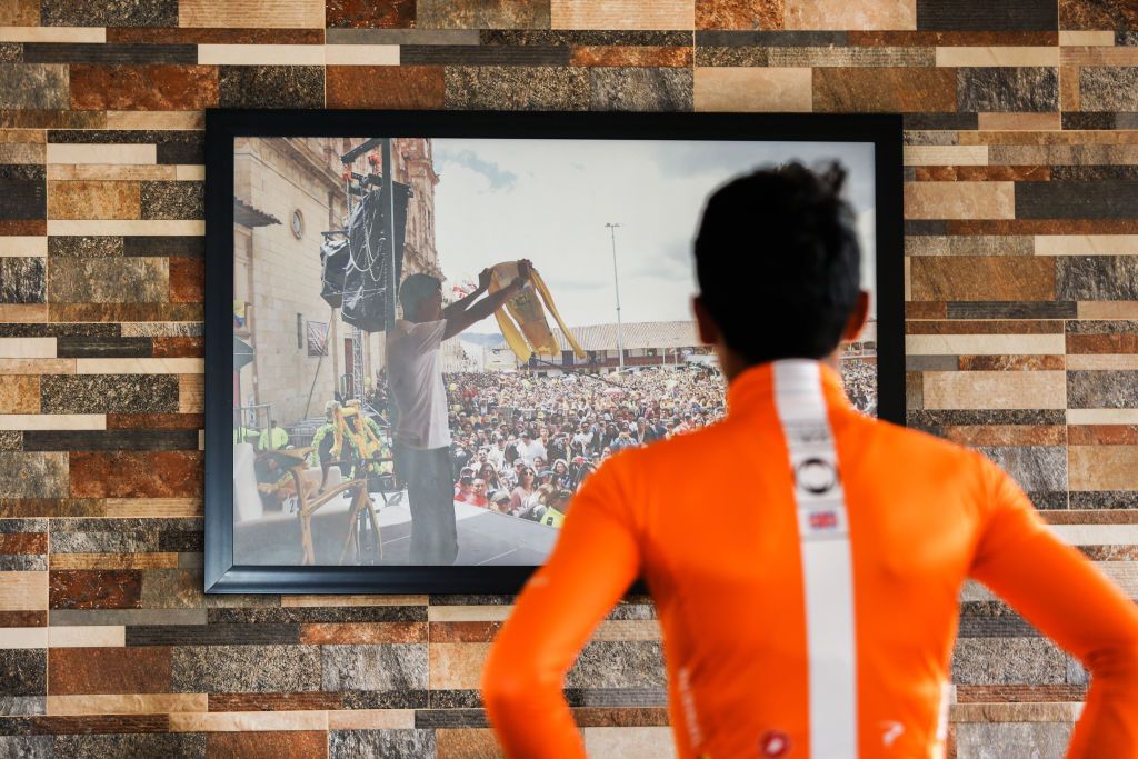 Egan Bernal training in Colombia