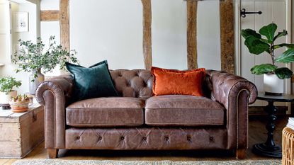 how to repair a leather couch