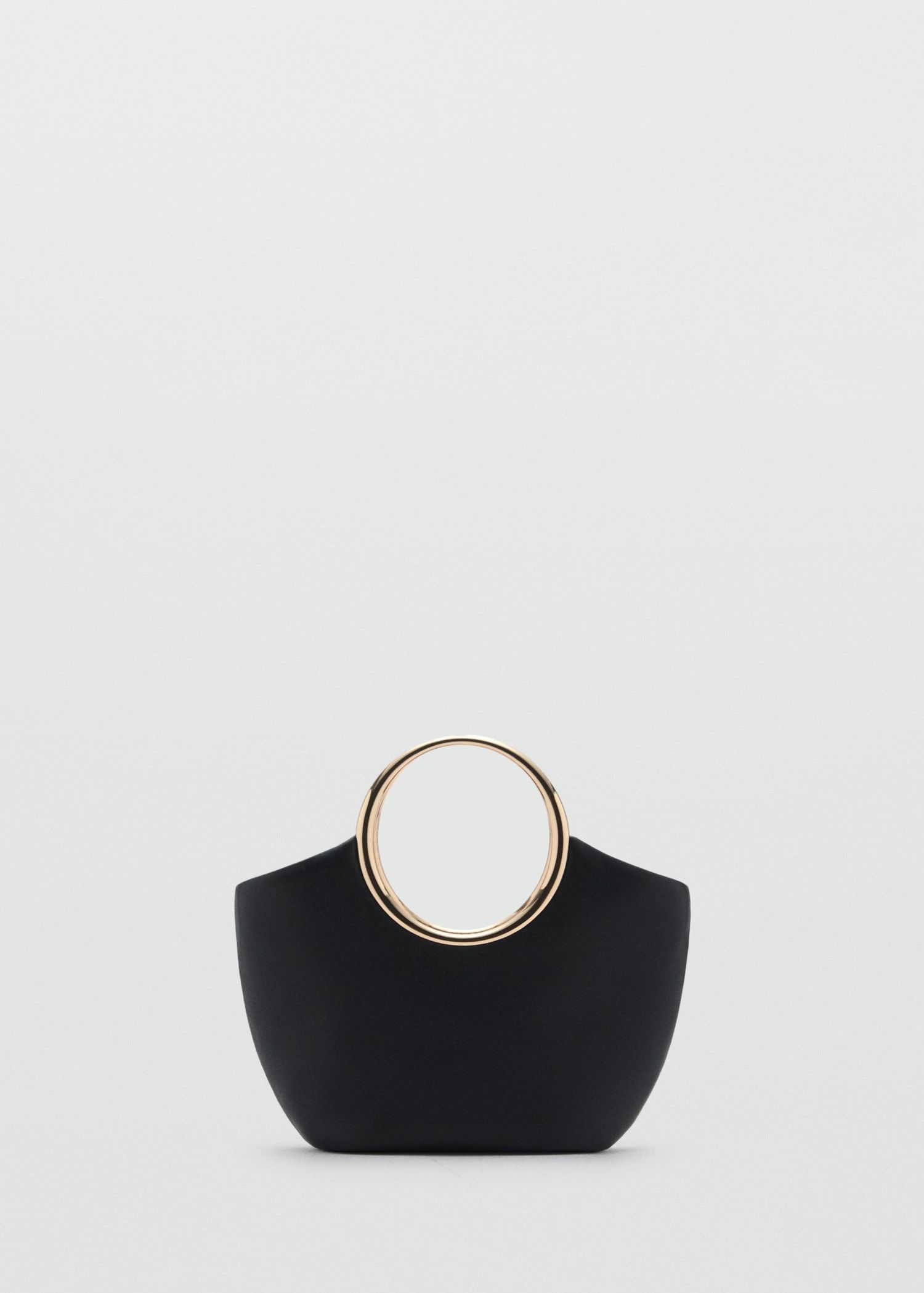 Handbag With Metallic Details - Women | Mango Usa