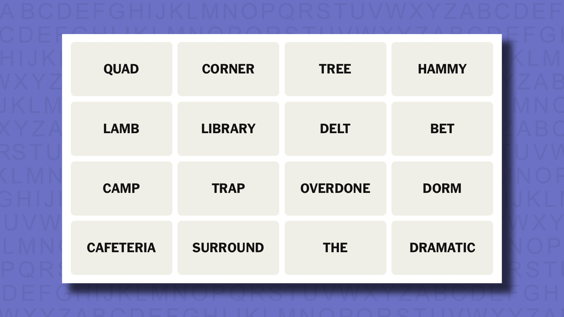 NYT Connections hints for game 759 on a purple background