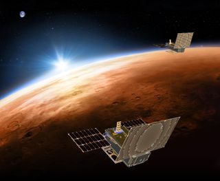 Mars InSight lander art, marco