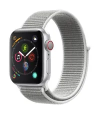 Apple Watch 4: 44mm | GPS + Cell | Silver | White Sport Loop £529 £383 at Amazon