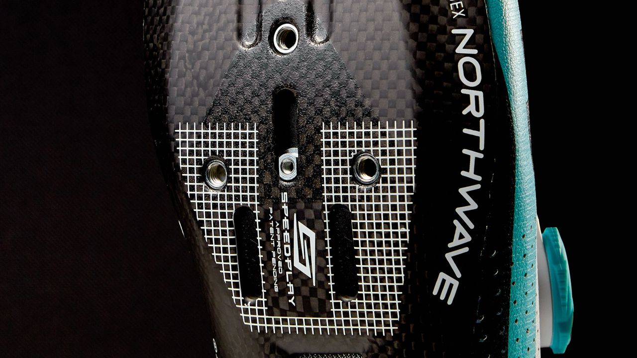 The sole features plenty of ventilation