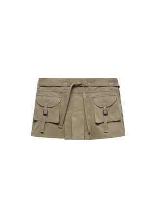 Mini-Skirt With Cargo Pockets - Women