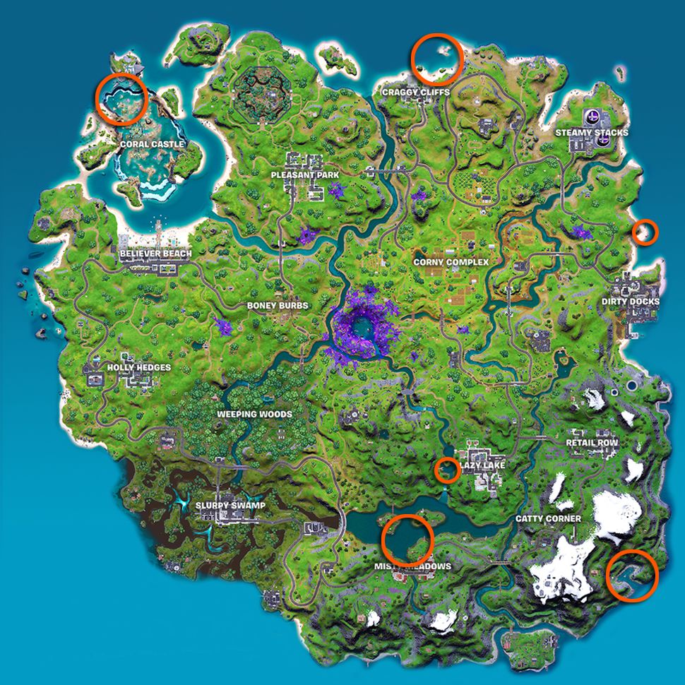 Destroy boats in Fortnite by visiting these locations | GamesRadar+