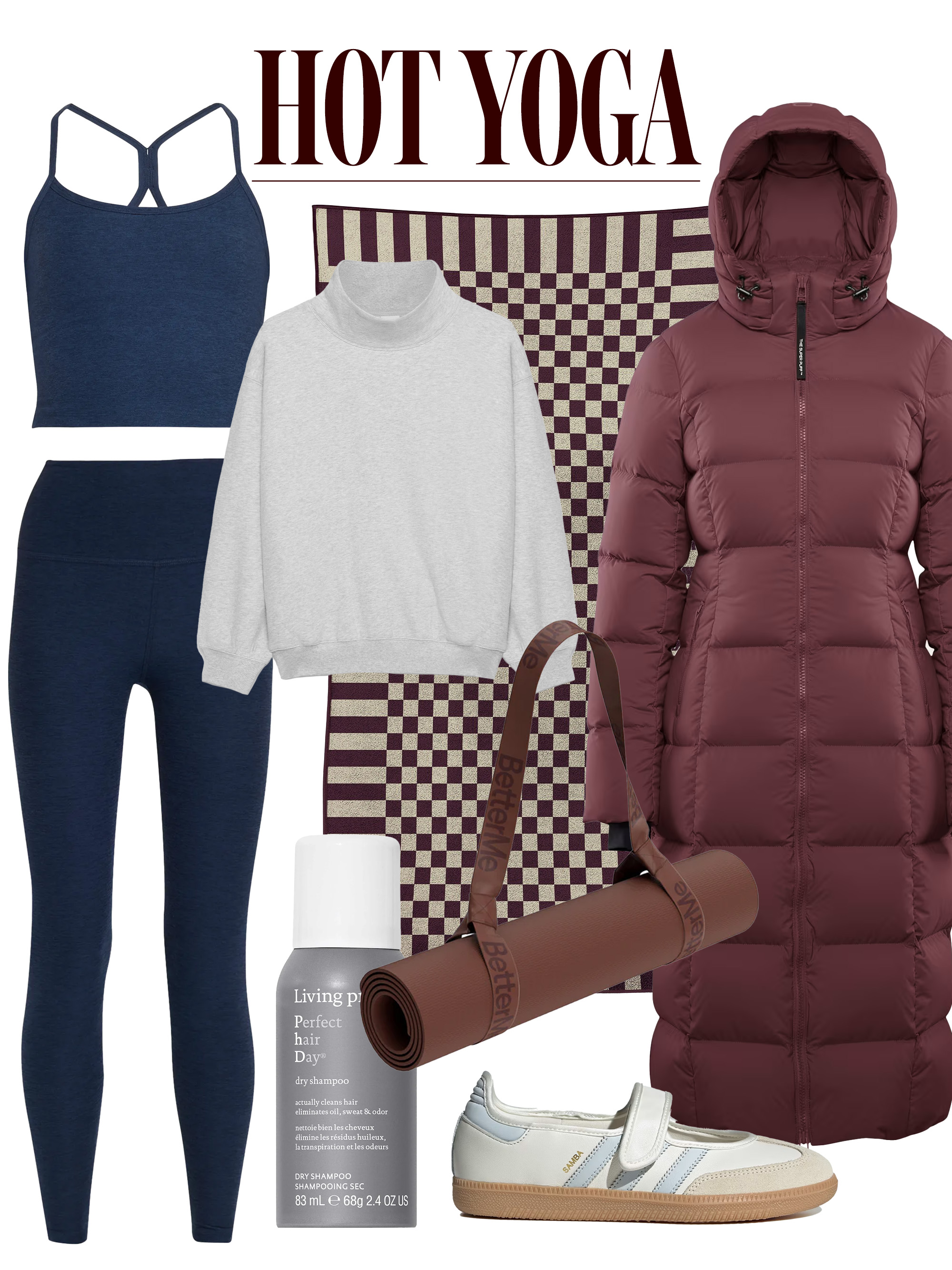 activewear collage