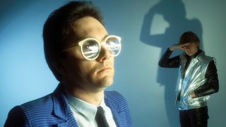 Buggles retro shot with Trevor Horn in big glasses