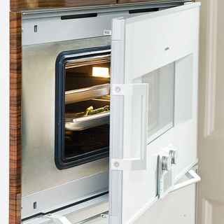 white colured steam oven