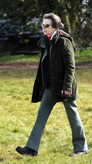 Princess Anne pictured at Gatcombe Park.