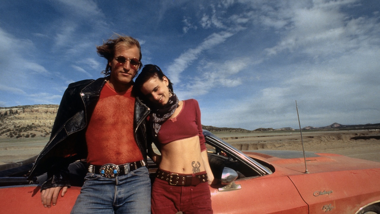 Woody Harrelson and Juliette Lewis in 'Natural Born Killers', 1994