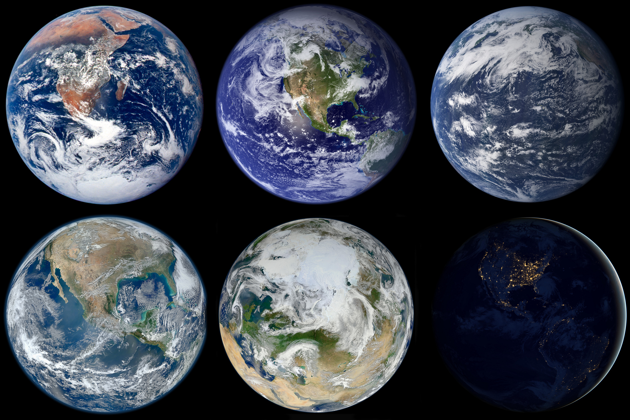 Earth&#039;s faces