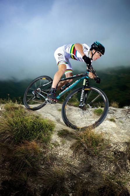 U23 World Champion Gerhard Kerschbaumer (TX Active Bianchi)
