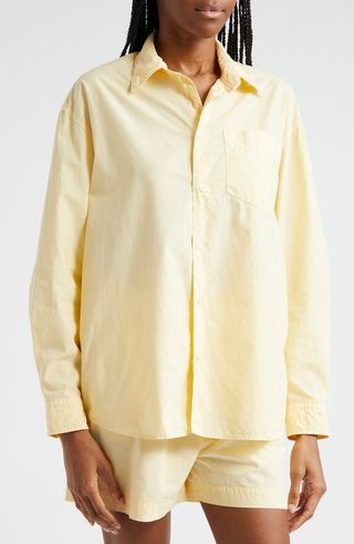 Cotton Button-Up Shirt