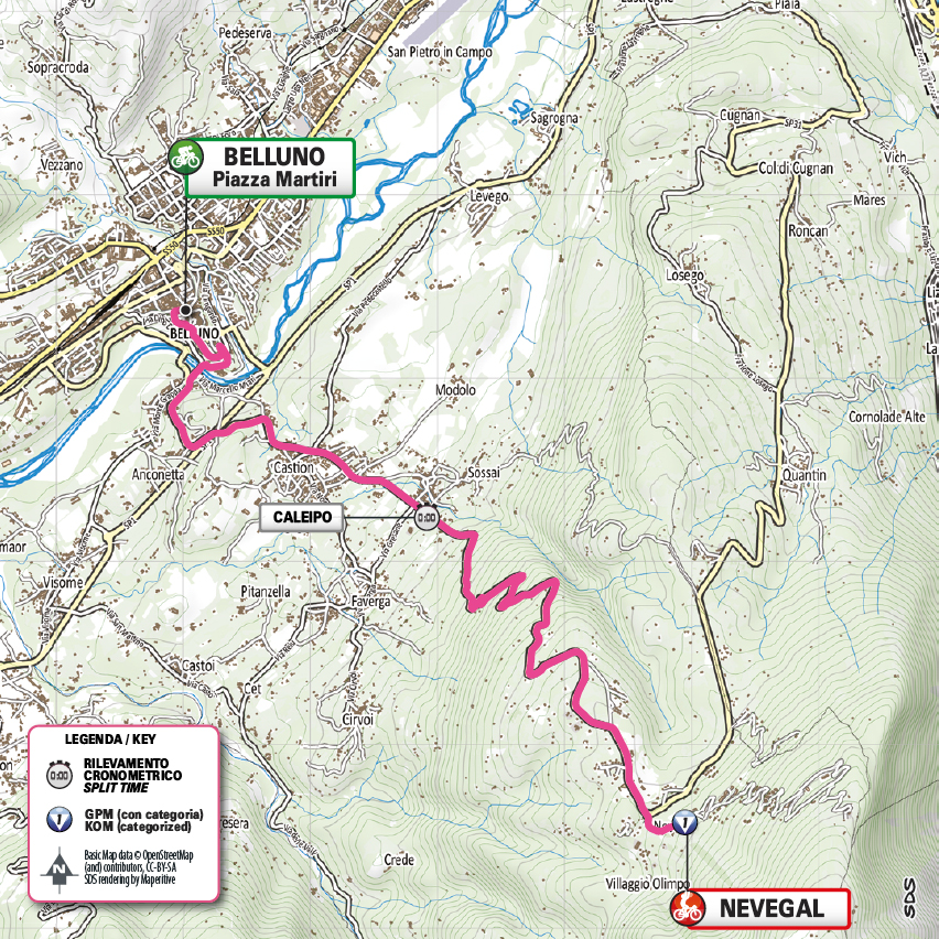 2026 Giro d'Italia Women route information