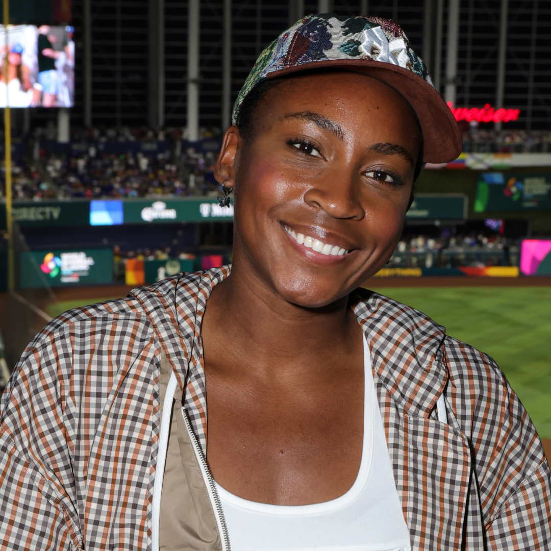 Coco Gauff attended a baseball game in rare sneakers from New Balance's collaboration with Loro Piana
