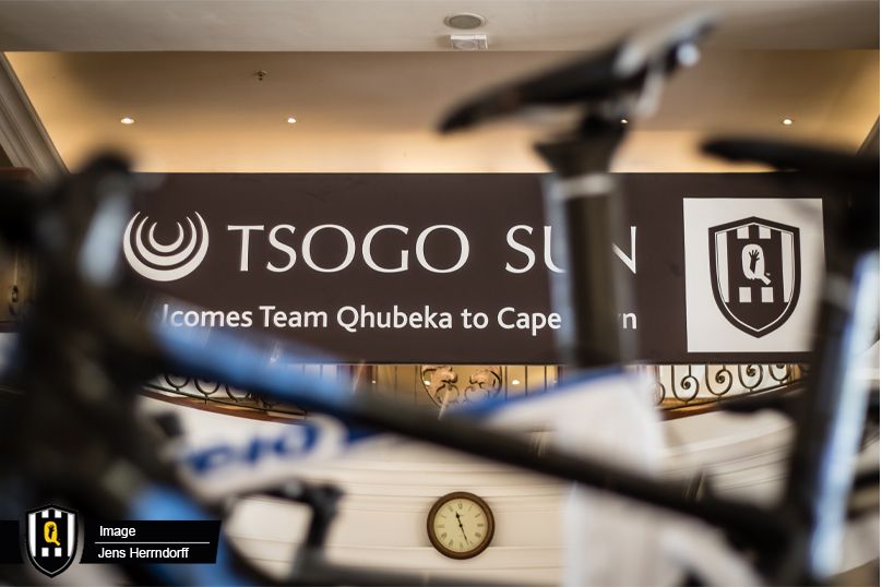 The team is staying at the luxuriousTsogo Sun Cullinan hotel in Cape Town