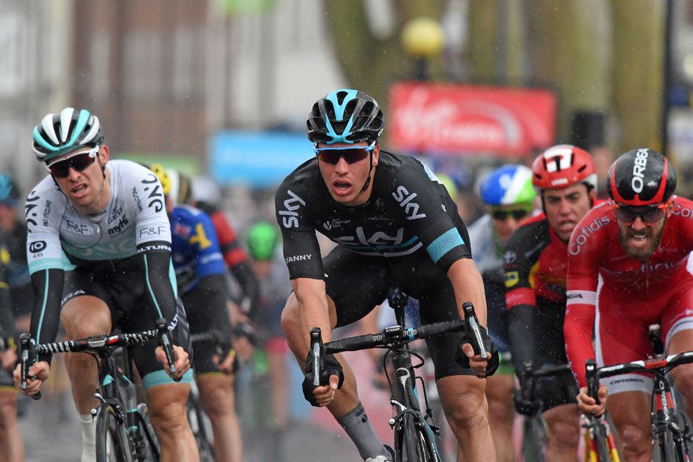 Sky's Danny van Poppel wins Tour de Yorkshire stage two | Cycling Weekly
