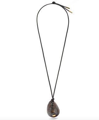 Loewe, Fig Pendant in Calfskin and Brass